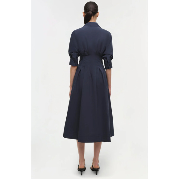 Jonathan Simkhai Jazz Dress Midnight Navy L - Picture 3 of 7